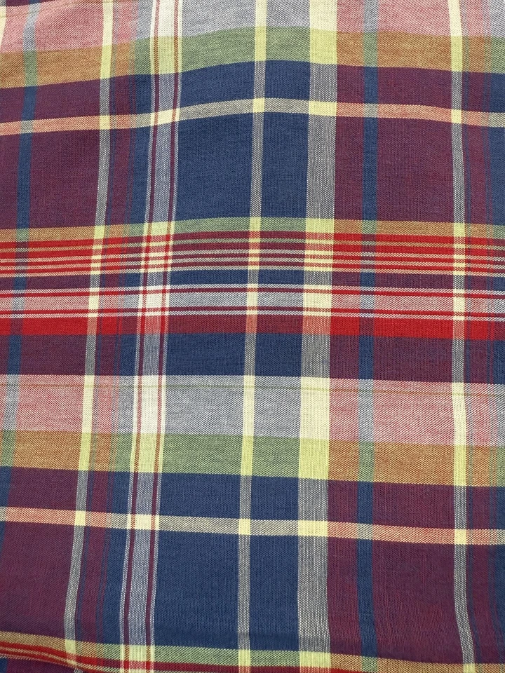 VTG Ralph Lauren Pillow Sham Cover Standard Tartan Plaid 100% Cotton Made USA - Image 2 of 4