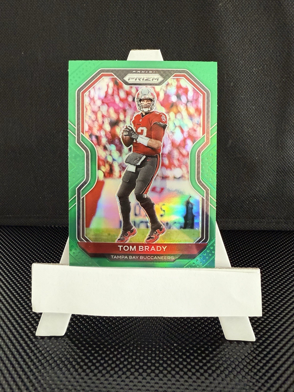 2020 Panini Prizm Tom Brady Bucs Green Prizm no. 255