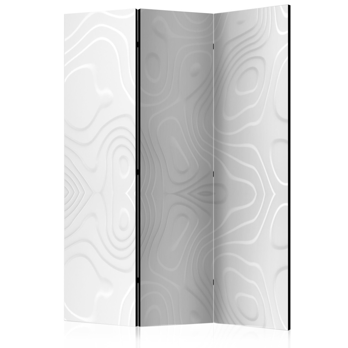 Paravent 3 volets White Waves I une séparation de pièce design et chic