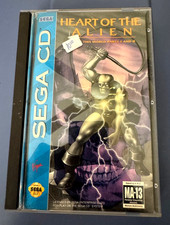 Heart of the Alien (Sega CD 1994) CIB Complete w Manual + Disc + Foam ITZA-Nice!