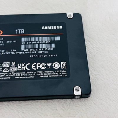 Samsung 870 EVO 1TB SATA 2.5 Internal SSD Tested Excellent