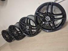 MERCEDES E Class 18” AMG ALLOY WHEELS RIMS W212 4x Genuine Saloon / Estate Black