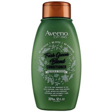 4 Pack Aveeno Fresh Greens Blend Refresh And Thicken Conditioner, 12 fl oz