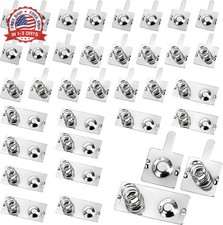 12 Pairs Battery Contacts AA Battery Springs Battery Negative to Positive Conver