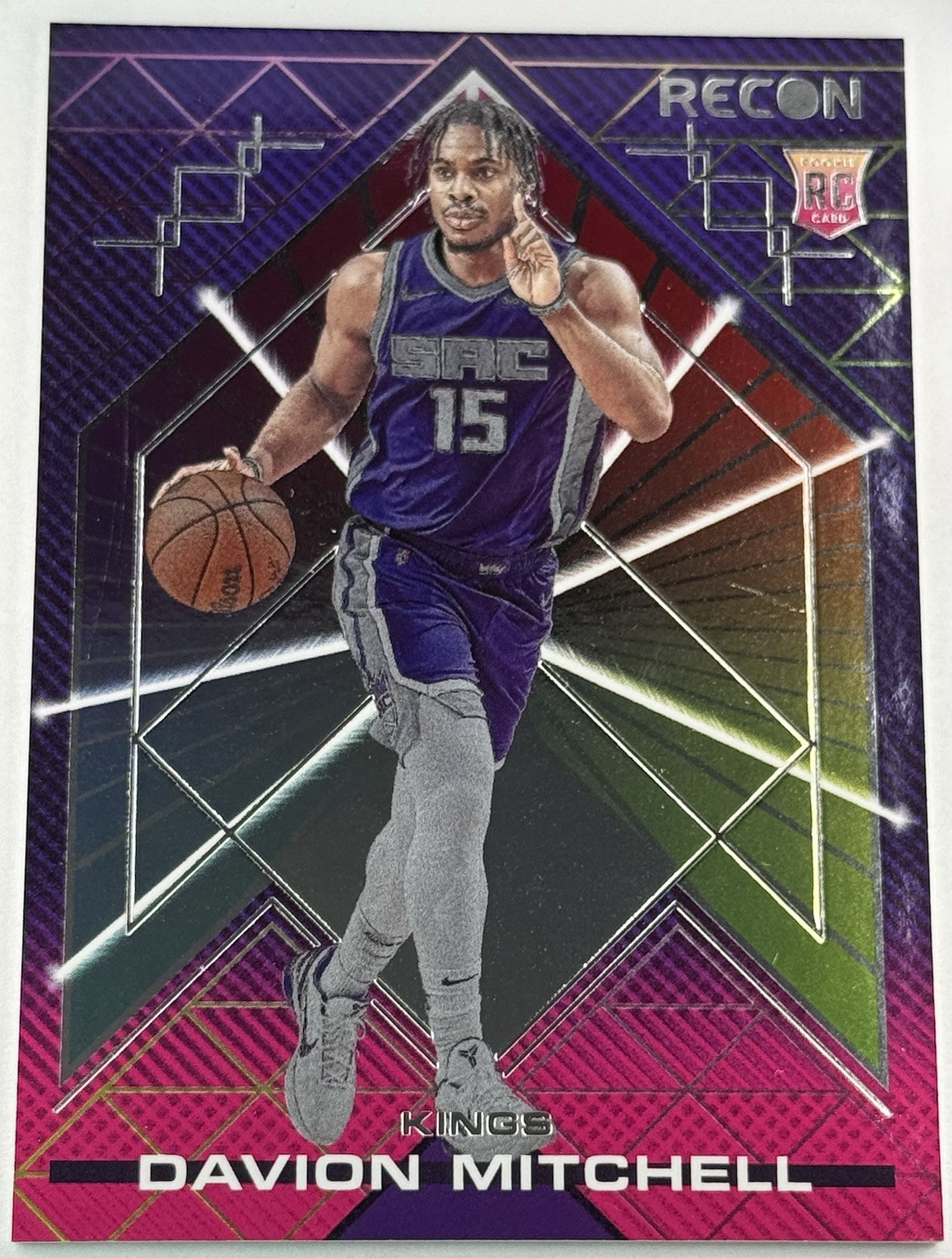 2021-22 Davion Mitchell Rookie Recon #206, G, Kings, NBA, RC
