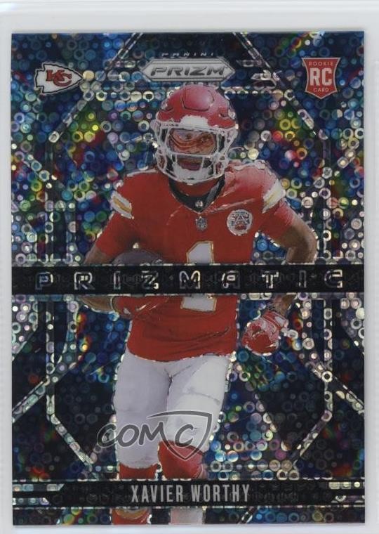 2024 Panini Prizm Prizmatic No Huddle Prizm Xavier Worthy #14 Rookie RC 1oa8