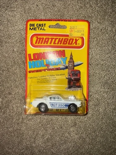 Matchbox Superfast No 23 GT 350 Sealed On Card Mustang Vintage Ed Schock HK