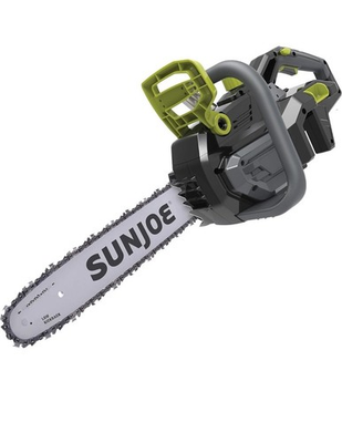 #ad Sun Joe 100 Volt 18 inch Brushless Lithium iON Cordless Handheld Chain Tool Only $89.99