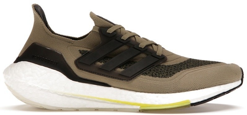 adidas UltraBoost 21 Bright Yellow Navy for Sale  display picture 1