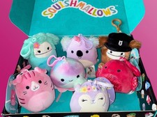 Original Squishmallows NWT Lot of 7 3.5 Plush Backpack Clips NEW Bundle