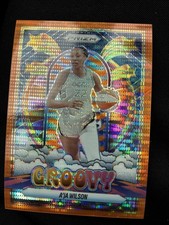 2025 panini donruss A’ja Wilson Groovy orange shimmer /75