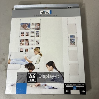 Arti Teq A4 Display It Art Hanging Display 4 X (21x29cm) Connected Snap Display