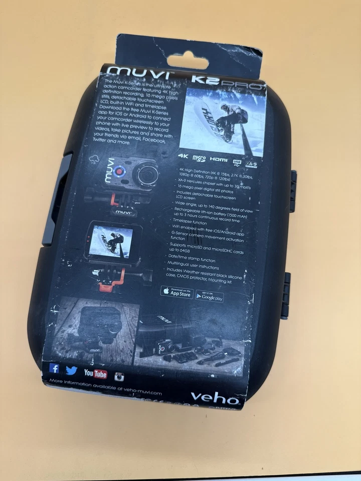 VEHO MUVI K-SERIES K-2 Pro 4K Camera - VCC-006 K2 Pro - Image 3 of 4