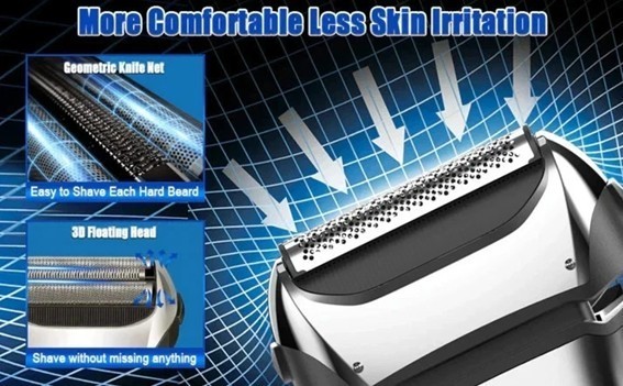 Electric Razor for Men,Shaver for Men Electric Razor Wet Dry 5