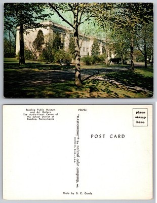Reading Public Museum Art Gallery Reading Pennsylvania Postcard