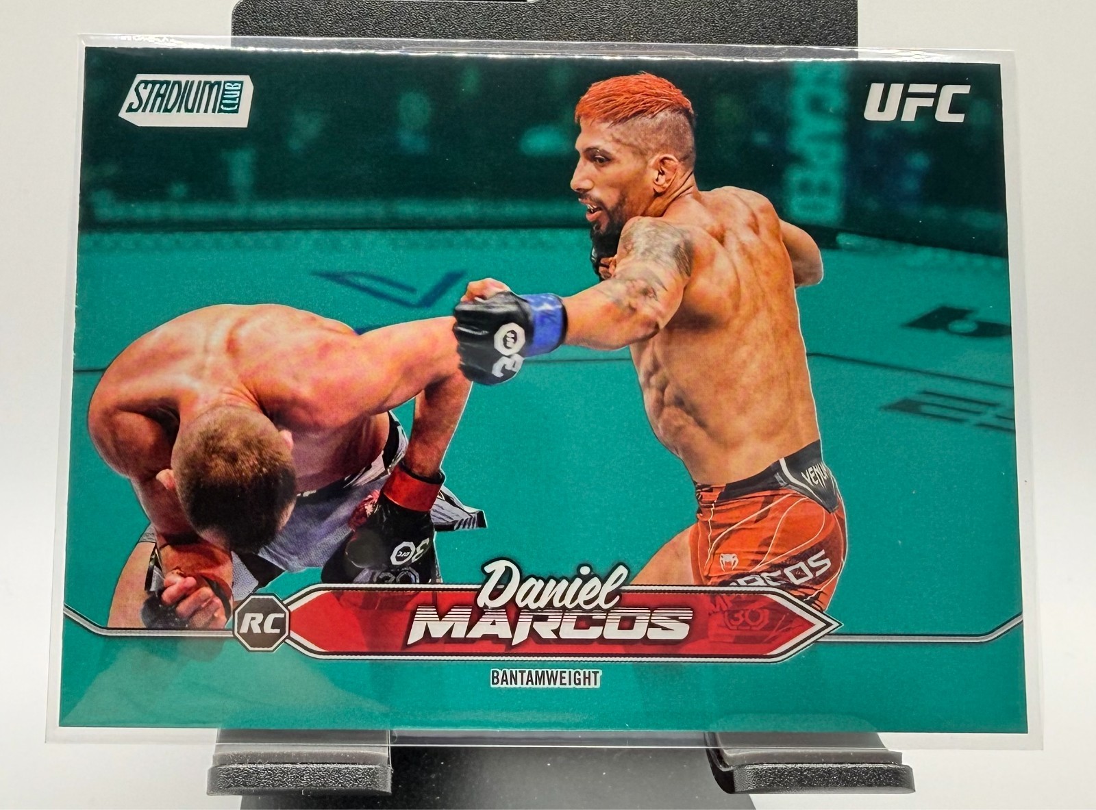 2025 Topps Stadium Club UFC TEAL FOIL SP #144 Daniel Marcos RC