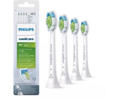 Philips Sonicare HX6064/10 W2 Optimal White Bürstenköpfe 4er Pack Original Weiß