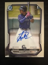 2026 Bowman Chrome Roldy Brito 1st Auto #CPA-RB - Colorado Rockies