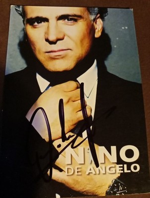 Nino De Angelo signiert Karte autograph Signatur Autogramm Original