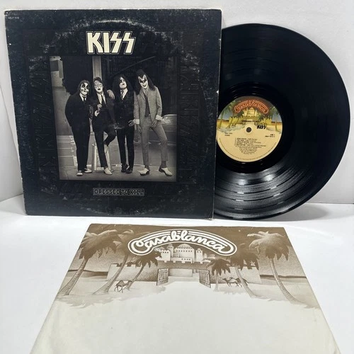 Kiss-  Dressed To Kill LP Vinyl 1975 Casablanca NBLP7016-1  PRC Press  VG / VG