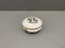 Meissen Dose Deckeldose Schwarzer Reicher Hofdrache Drache V&ouml;gel Gold 1.Wahl