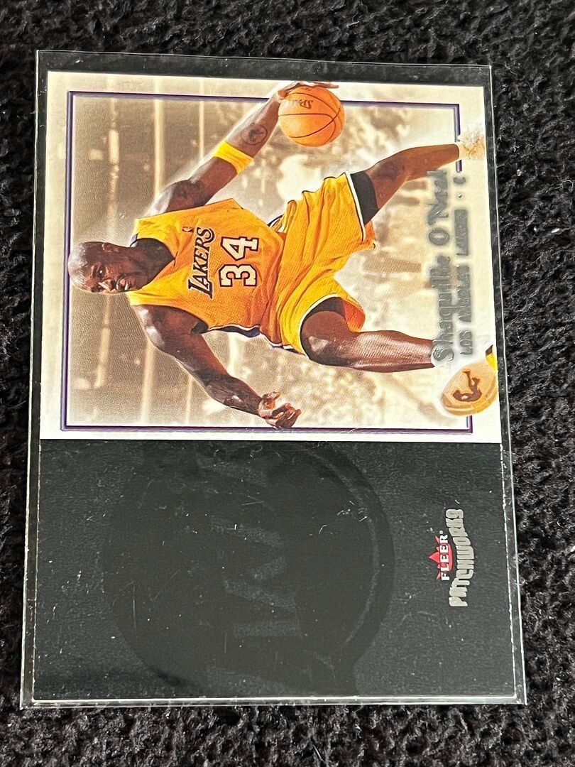 2003-04 FLEER PATCHWORKS SHAQUILLE O'NEAL LAKERS