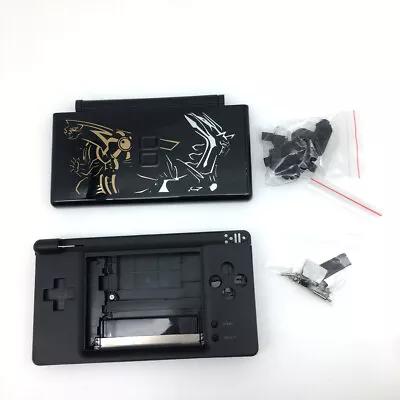 Black Pokemen full Housing Shell Buttons + Screwdriver For Nintendo DS Lite NDSL