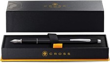 Image of Cross Classic Century Black Lacquer Fountain Pen - Medium Nib - AT0086-111MS