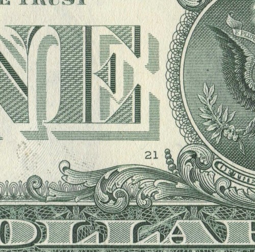 Four Digit Ladder Fancy Serial Number One Dollar Bill L65431935C Year Note 1935 - Picture 12 of 12