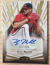 2022 Topps Tier One rc auto KYLE MULLER #ed 62/299! Atlanta Braves