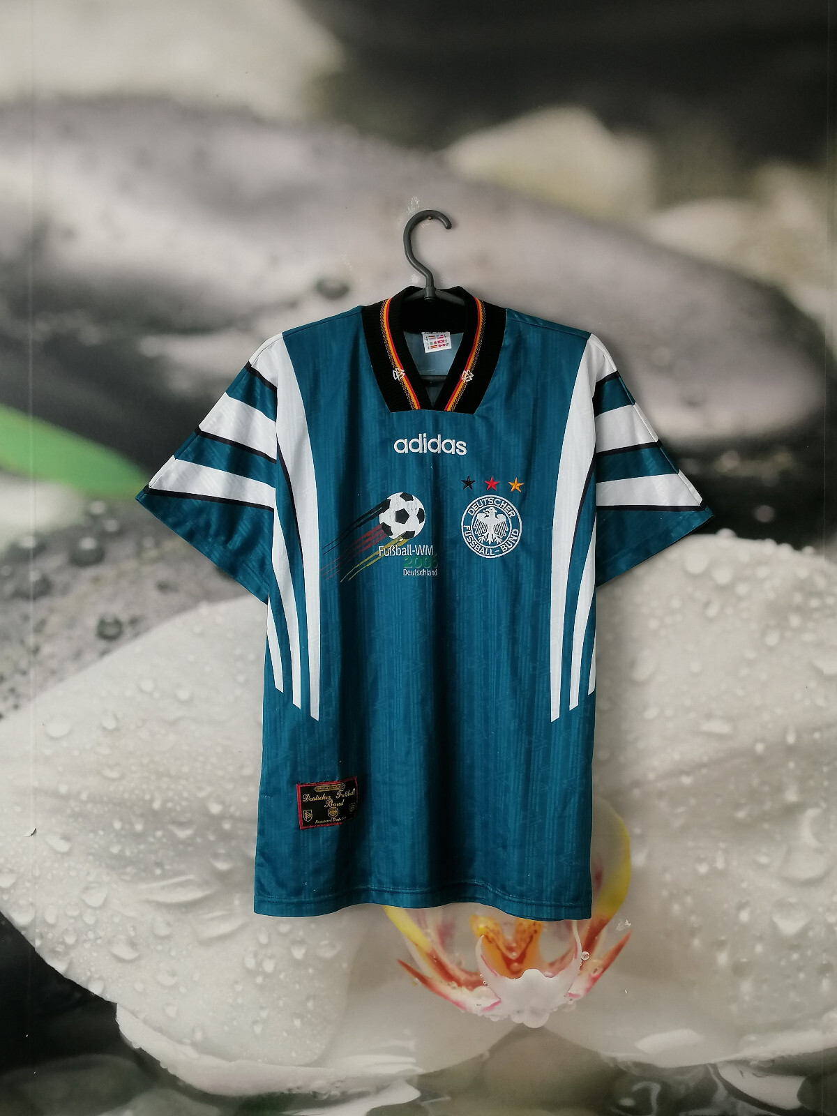 Germany 1996 - 1998 away vintage football shirt jersey Adidas size S