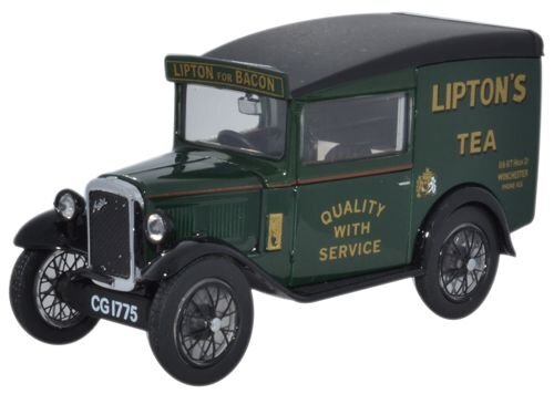 OXFORD DIECAST 1/43 SCALE ASV003 - AUSTIN SEVEN RN VAN - LIPTONS TEA - Bild 4 von 4