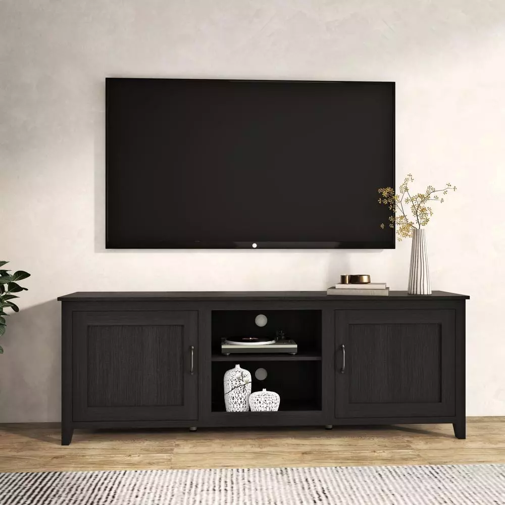TV Stand Storage Media Console Entertainment Center Tradition