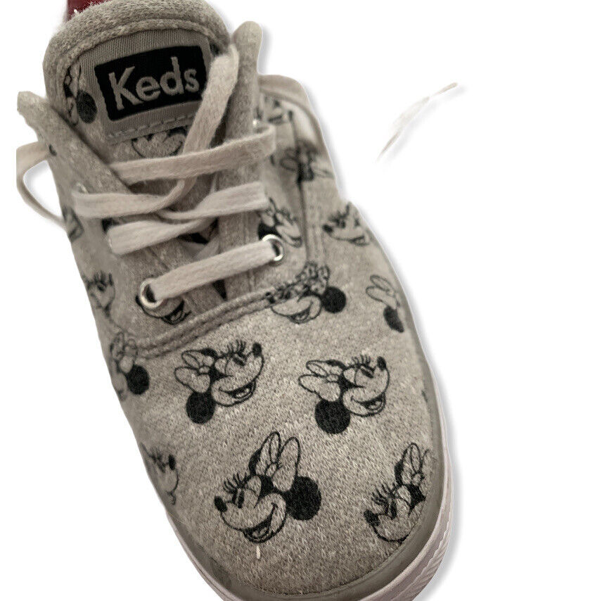 Keds Minnie Mouse Sneakers  Canvas Disney, Gray, … - image 9