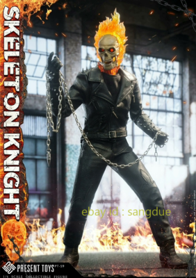 PRESENT TOYS PT-sp59 1/6 Ghost Rider Collectible Action Figure In 