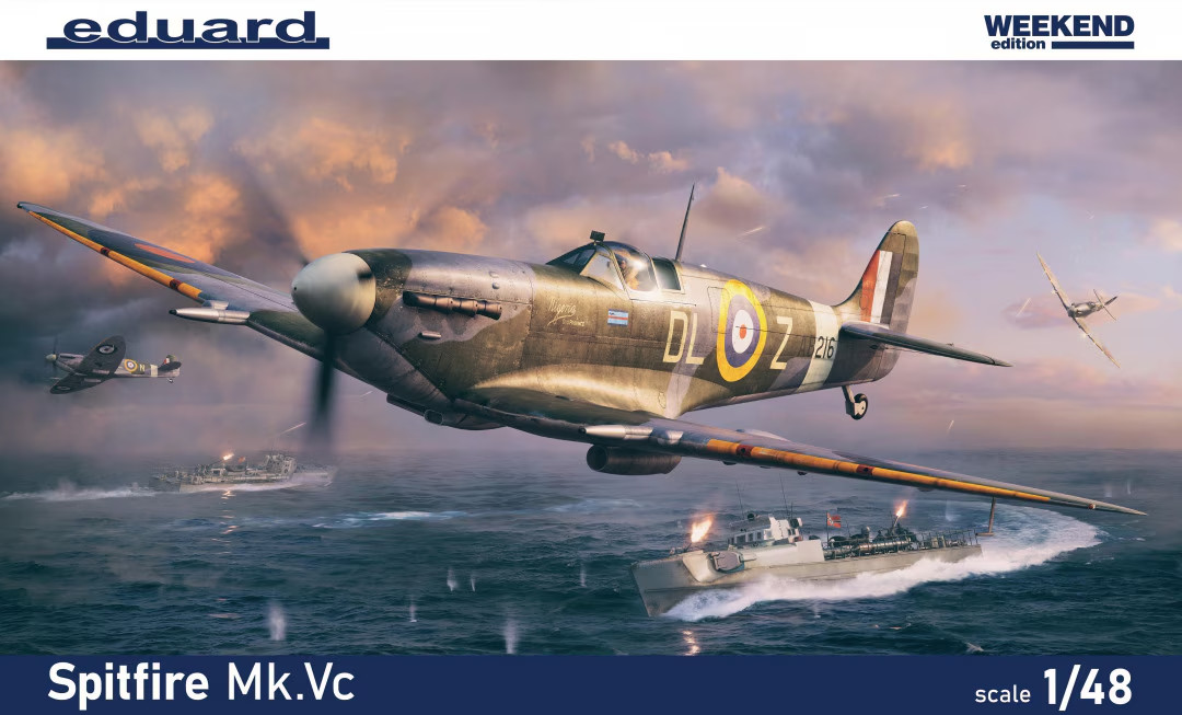 Eduard 1/48 84192 Spitfire Mk.Vc Weekend edition Model Kit