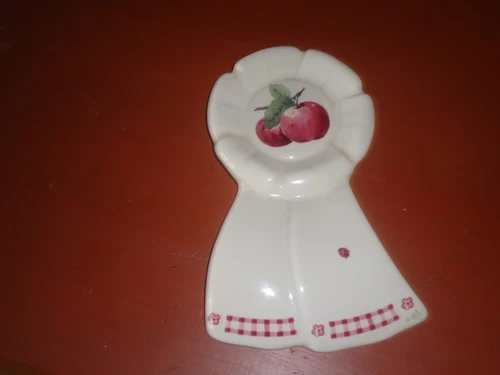PFALTZGRAFF -DELISHES SPOON REST - RETIRED - 8"X5" - EXCELLENT VINTAGE - USA-