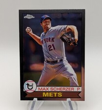 Max Scherzer 2023 Topps Chrome Lids Mitchell & Ness Exclusive #79-4 Rangers