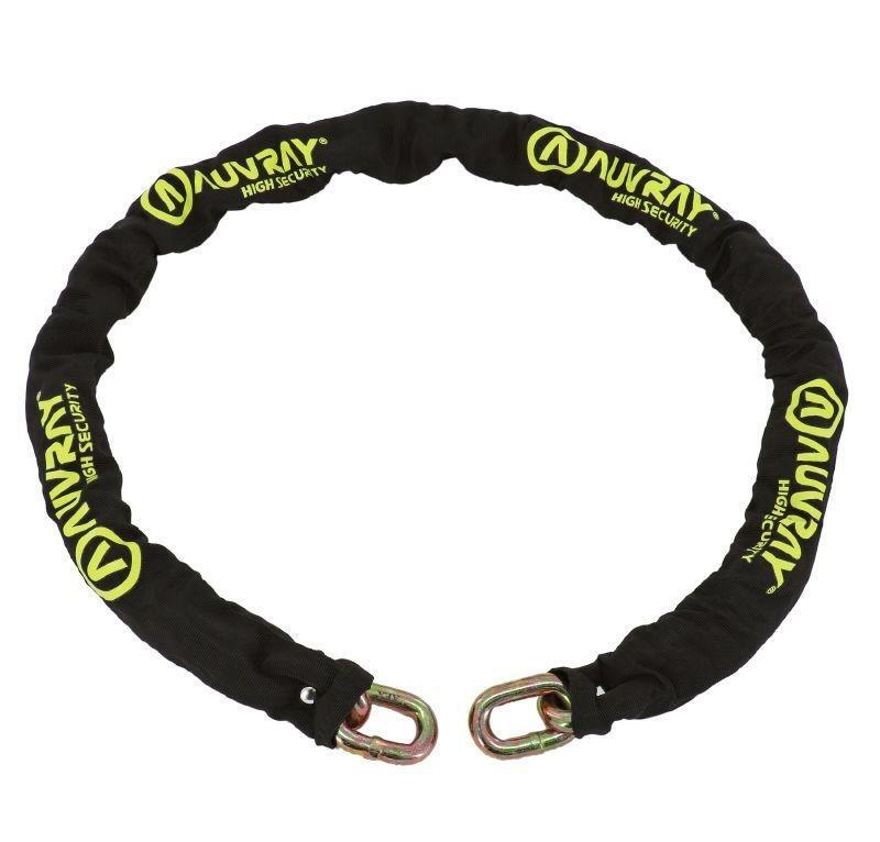 Chaîne seule Auvray Xtrem 13.5mm antivol haute sécurité de 170cm pour moto et scooter