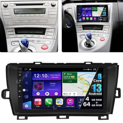 4GB+64GB For Toyota Prius 2010-2015 Carplay Android 13 Car