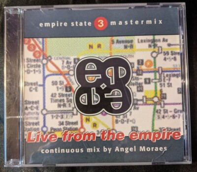 Empire State Mastermix 3 Live From The Continuous Mix Angel Moraes CD 1996 s6