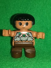 Lego DUPLO Mutter Frau Neandertaler Steinzeitmenschen aus Steinzeit Dino