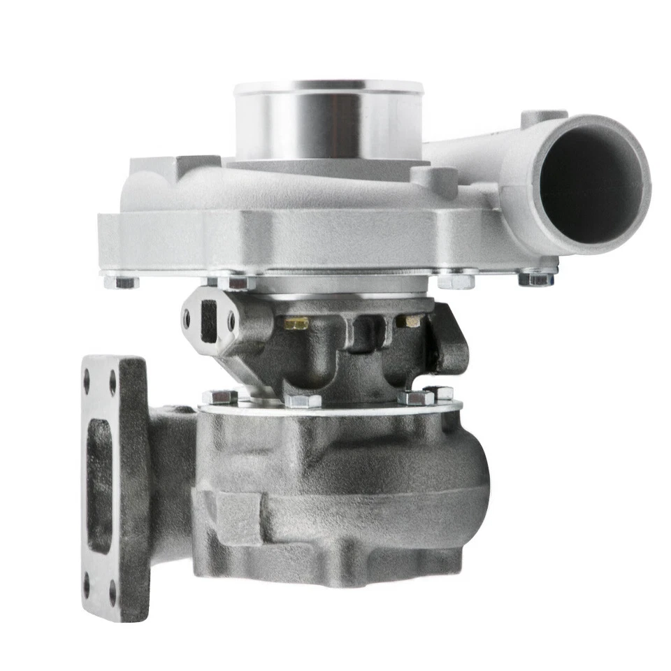 T04E T3/T4 A/R.63 74.2Trim 400HP Universal Turbocharger+Oil Feed+Drain Line Kit - Image 3 of 4