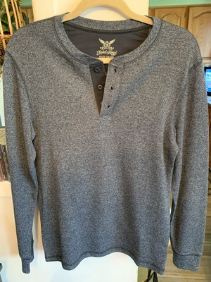 faded glory men's henley