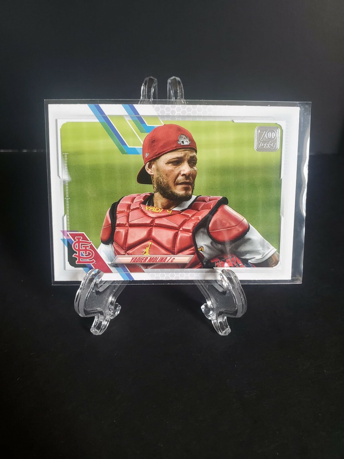 2021 Topps Series 1 YADIER MOLINA SP Photo Variation #207 CARDINALS