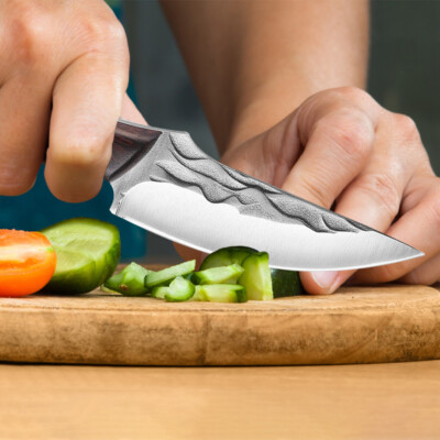 Cuchillo De Carnicero Acero Inoxidable Cuchillos Para Chef Carniceria Cocina NEW