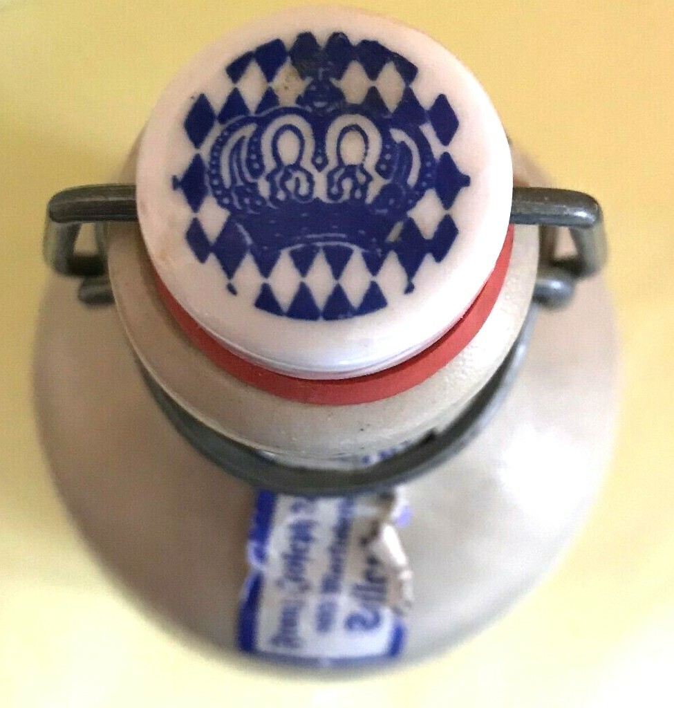 Alte Bierflasche Steingut FranzJosef Jubelbier obergärig 0,5 Liter