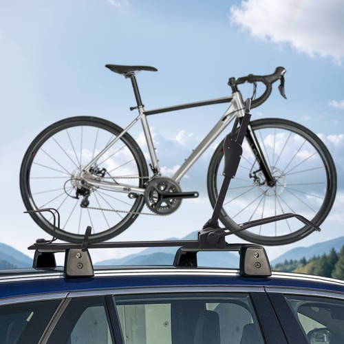 Car Rooftop Mount Upright Bike Rack Universal Roof Mount Bicycle Bike Holder