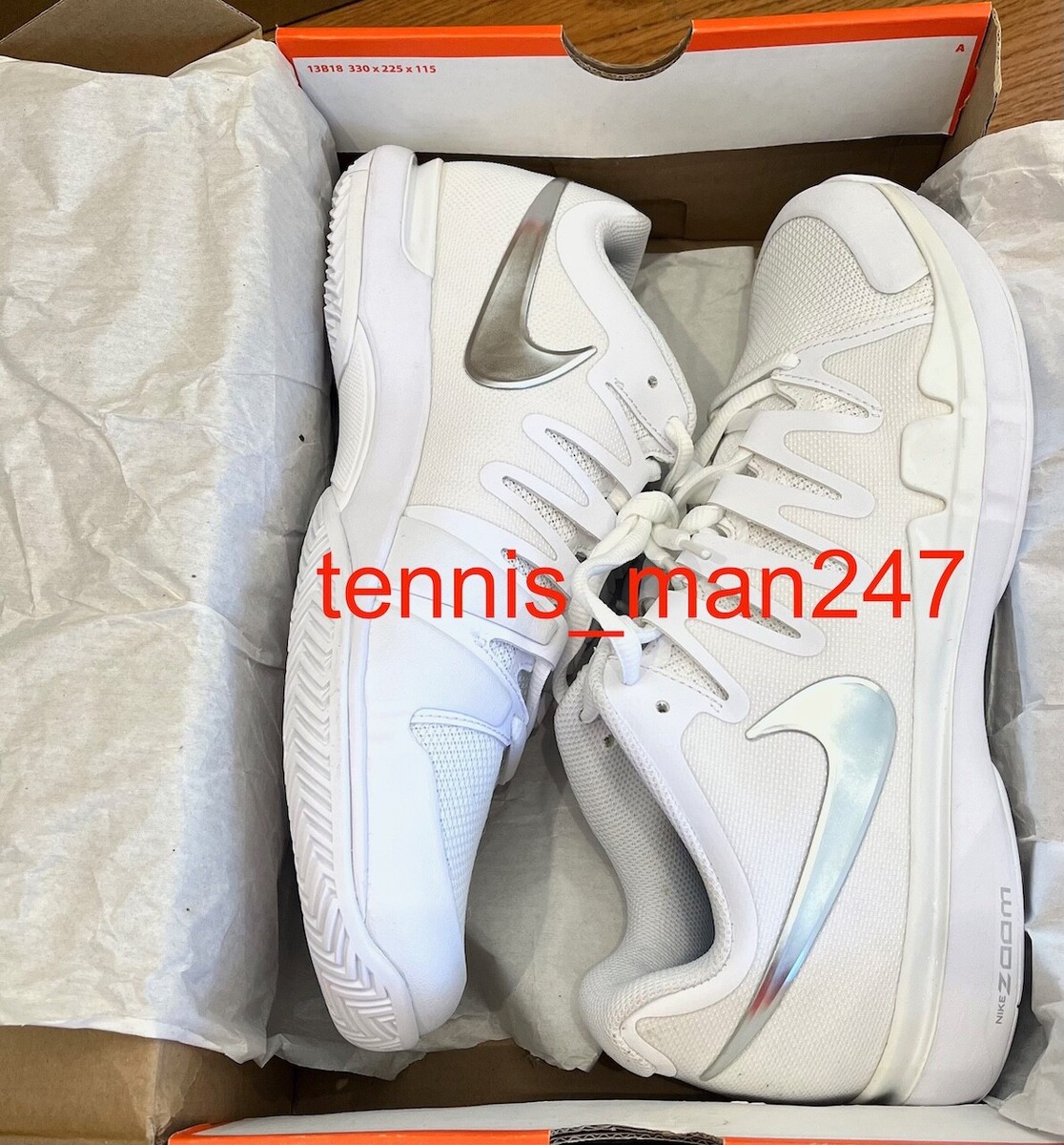 Nike Roger Federer RF 2015 Wimbledon Zoom Vapor 9.5 X ON Nadal