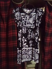 Black And White Summer Mini Dress